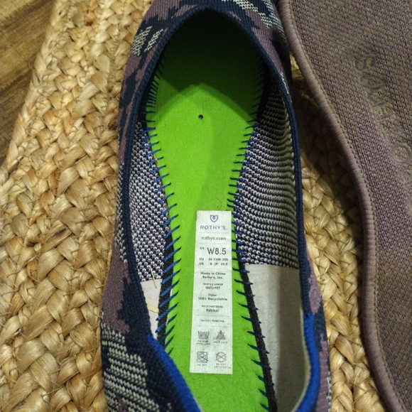 Rothy's The Flat in retired color Violet Botanicamo - Picture 11 of 12